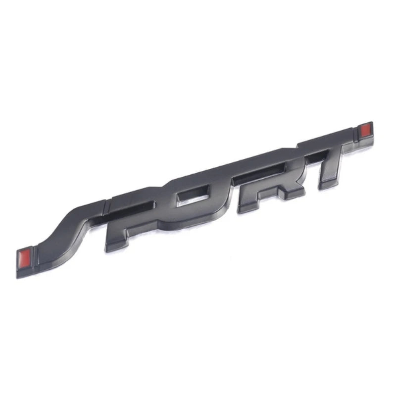 CowLost | car-accessories-sticker-styling-metal-3d-chrome-black-auto-car-trunk-racing-sport-word-letter-logo-emblem-badge-decal-sticker |3