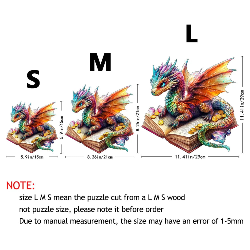 CowLost | product_id-dragon-wooden-jigsaw-puzzle-irregular-animal-shape-brain-game-stress-relief-gift-for-adults |6