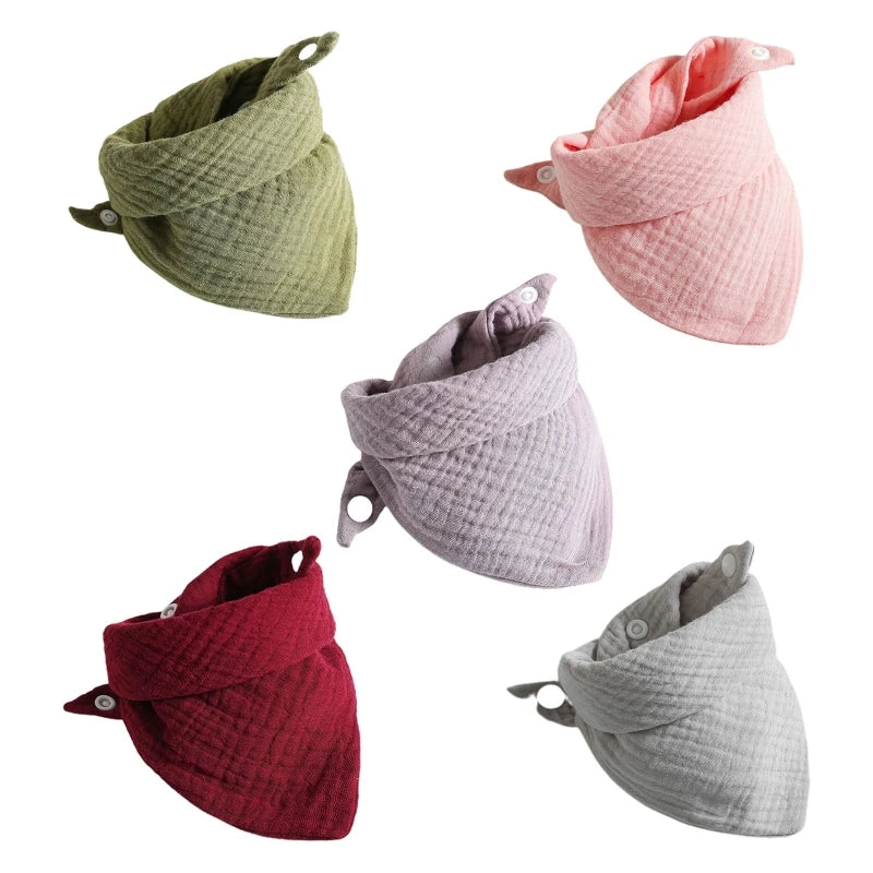 CowLost | 3pcs-5pcs-muslin-bibs-baby-face-towel-wash-cloth-drooling |28