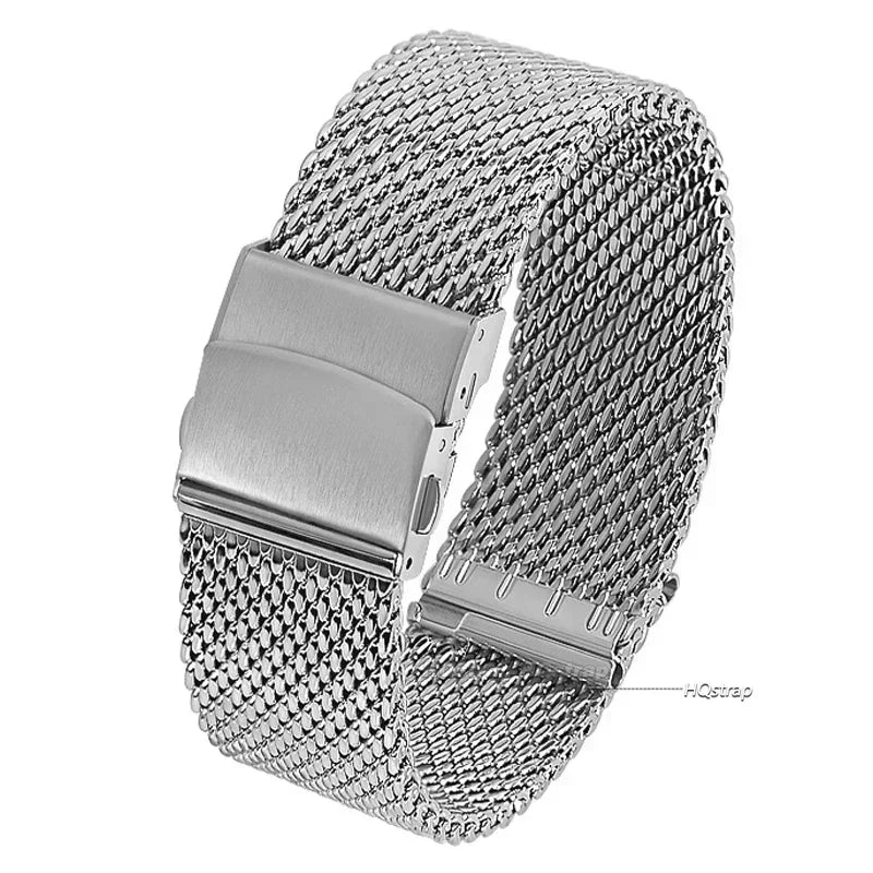 CowLost | product_id-universal-stainless-steel-milanese-mesh-watch-strap-12-24mm-with-folding-buckle-for-dw-1-0mm-0-6mm-mesh |18