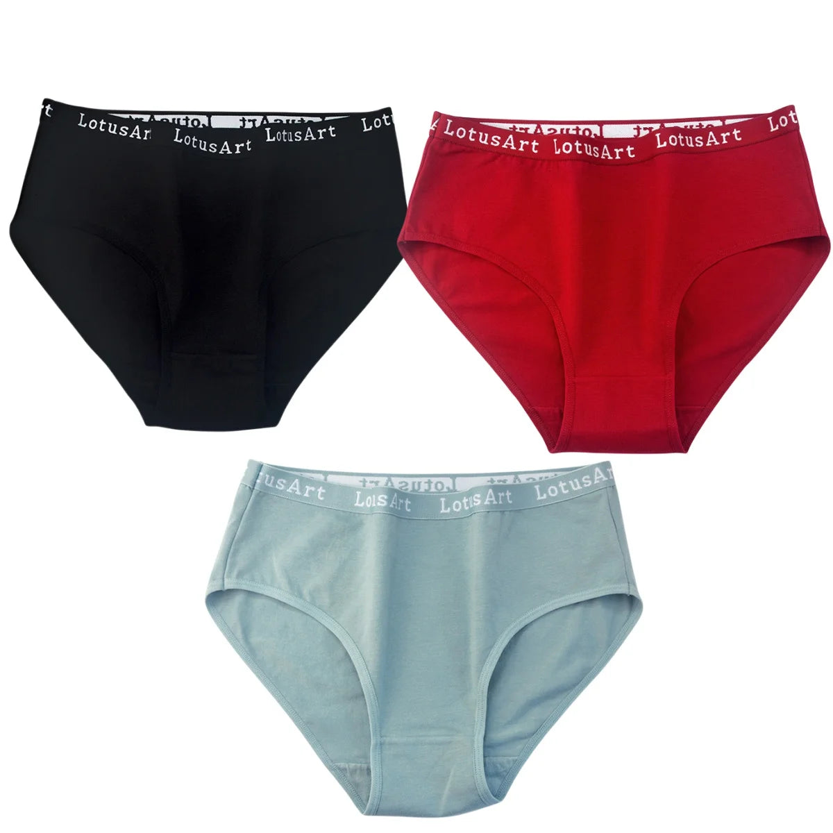 CowLost | product_id-3pcs-women-s-high-waist-seamless-cotton-briefs-m-2xl-solid-colors |20