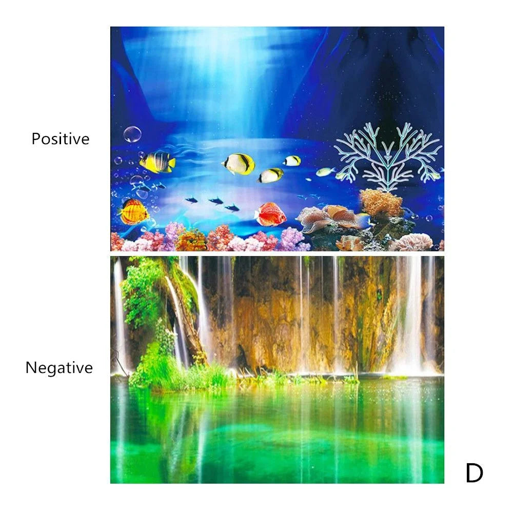 CowLost | seasonal-holiday-decorations-3d-aquarium-background-sticker-poster-for-fish-tank-decoration |13