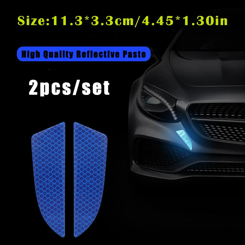 CowLost | product_id-2pcs-reflective-safety-strip-stickers-for-car-front-bumper |10