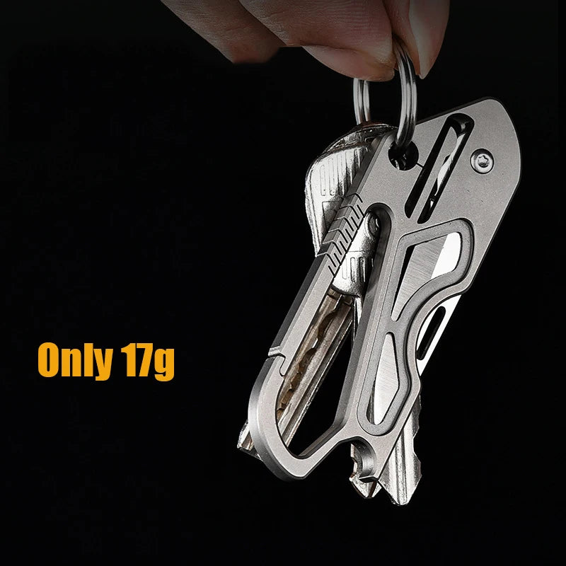CowLost | uncategorized-yesisok-titanium-alloy-folding-keychain-knife-d2-blade |2