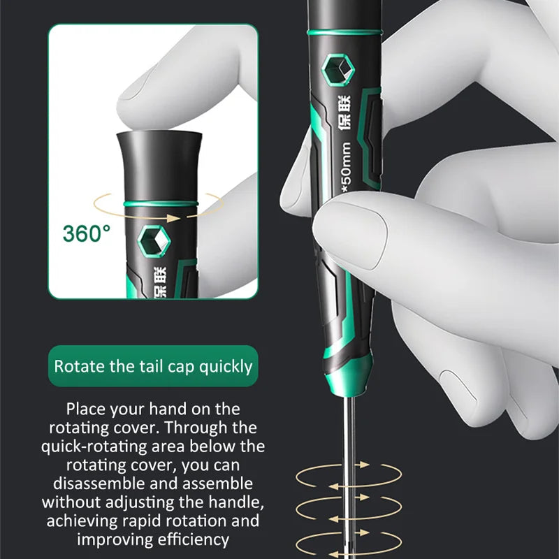 CowLost | precision-screwdriver-tools-mini-magnetic-screwdrivers-with-phillips-and-slotted-for-fine-mechanics-watch-glasses-phone-repair |6
