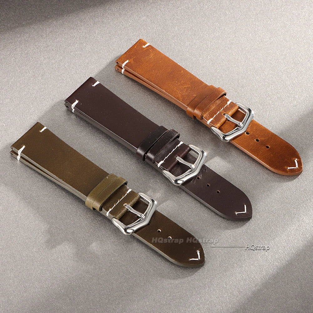 CowLost | product_id-handmade-vintage-oil-wax-cowhide-leather-watch-band-strap-18-24mm-for-smartwatch |2