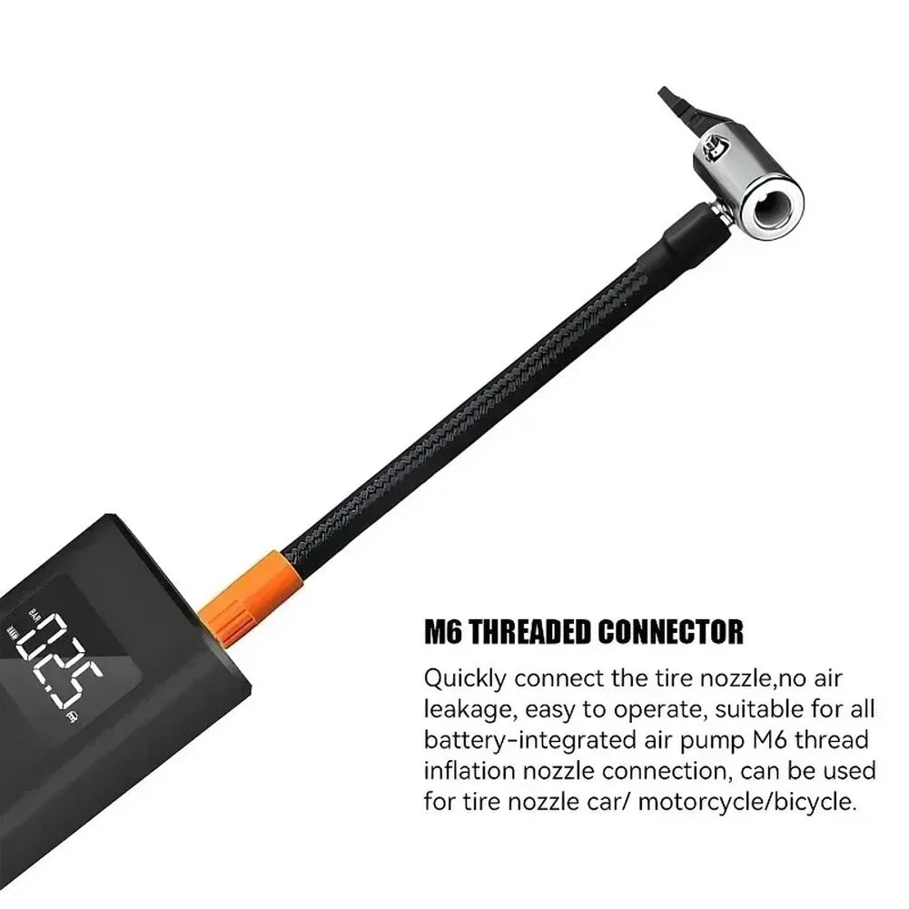 CowLost | product_id-car-air-pump-extension-tube-30-60cm-with-m6-thread-copper-connector-inflator-hose-adapter |5