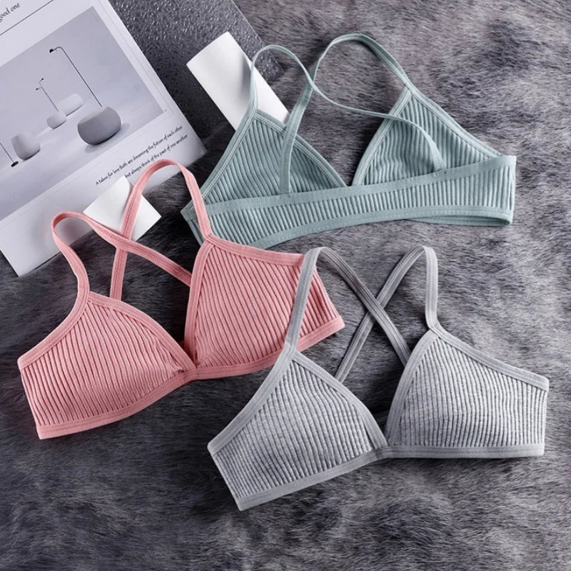 CowLost | product_id-wireless-v-neck-push-up-bra-1-3-cup-breathable-no-pads-s-l |1