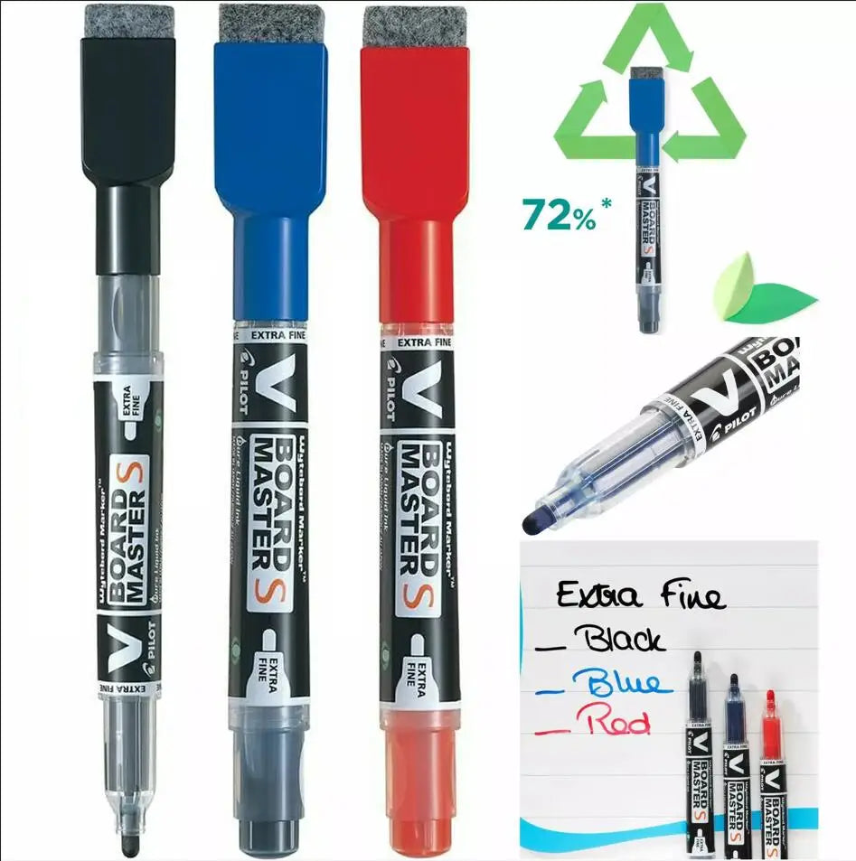 CowLost | product_id-japanese-pilot-direct-liquid-whiteboard-pen-0-8mm-1-3mm-fine-tip-magnetic-eraser-marker-for-teachers |1