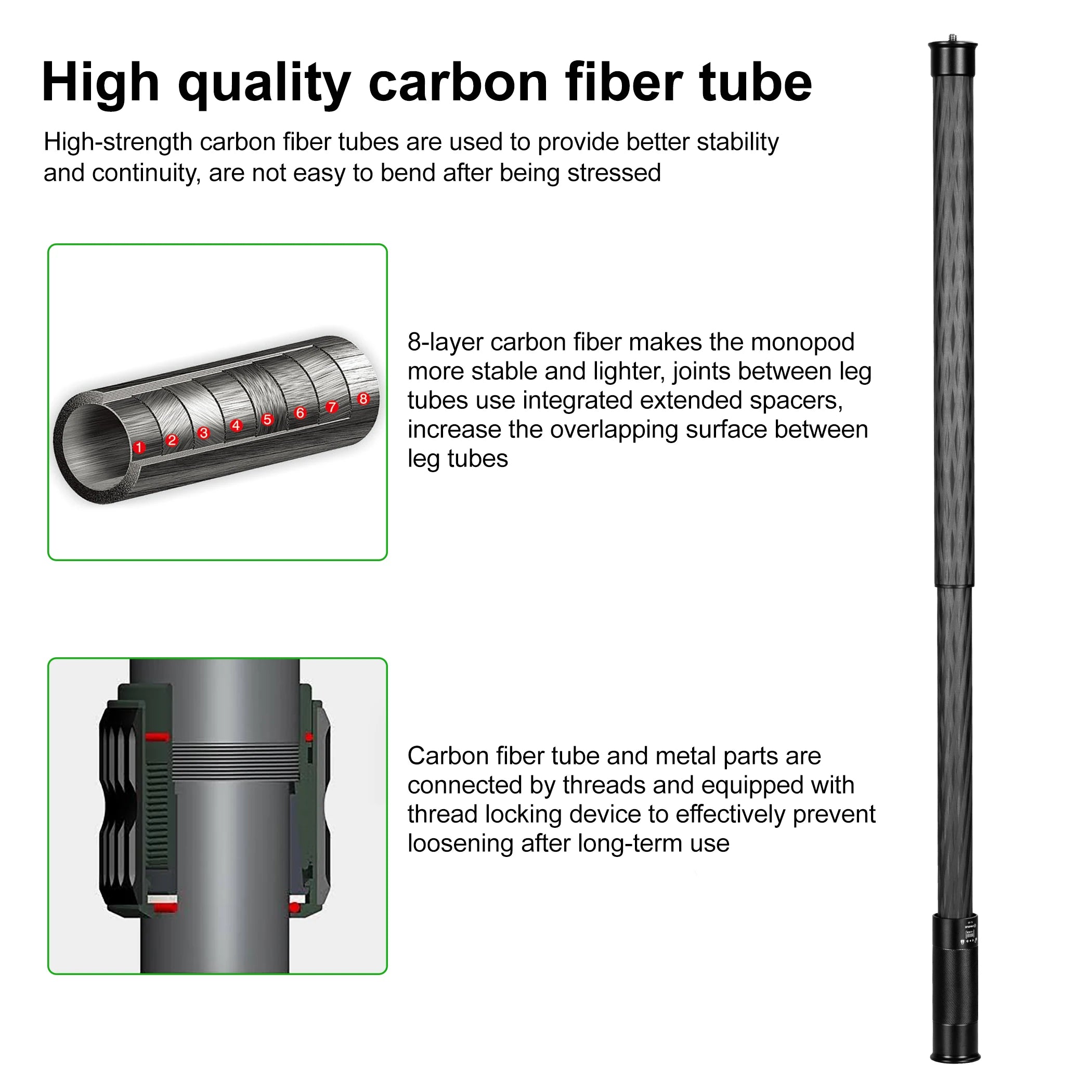 CowLost | product_id-fanaue-adjustable-carbon-fiber-gimbal-extension-rod-for-camera-stabilizers |8