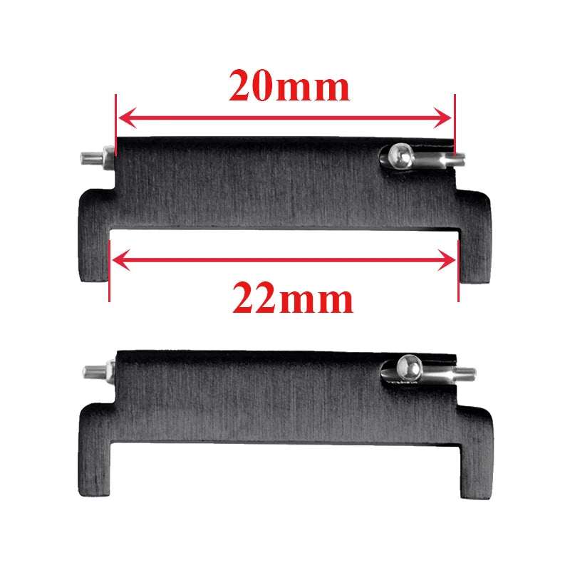 CowLost | product_id-2pcs-stainless-steel-quick-release-watchband-strap-adapters-18mm-22mm |27