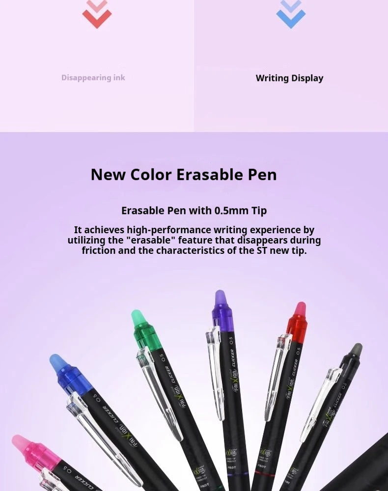 CowLost | product_id-pilot-frixion-0-5mm-retractable-erasable-gel-pens-black-red-blue-ink-for-homework-notes |12