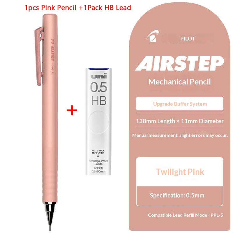 CowLost | product_id-pilot-airstep-has-15-0-5mm-mechanical-pencil-auto-lead-advance-colorful-barrel-stable-writing |38