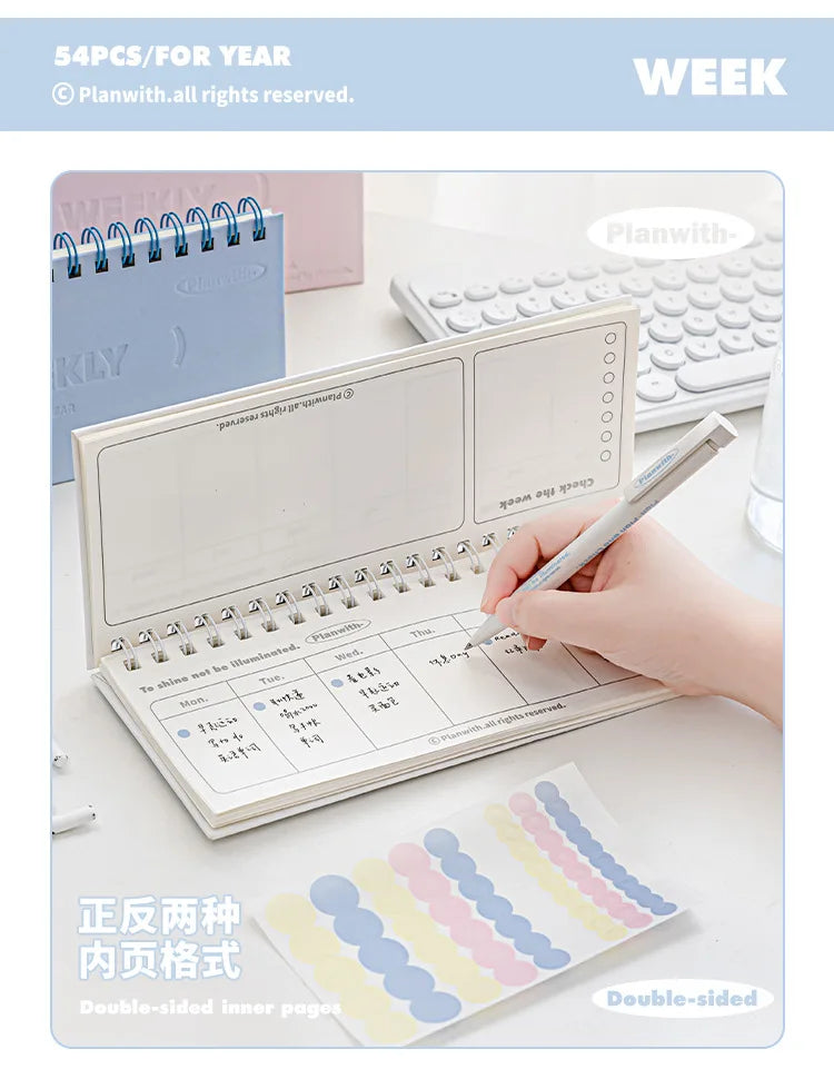 CowLost | product_id-planwith-weekly-flip-up-small-notebook-portable-horizontal-coil-notepad |11