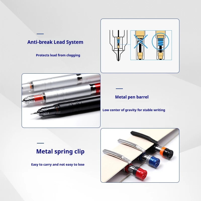 CowLost | product_id-zebra-delguard-ma86-0-5mm-mechanical-pencil-with-metal-grip-and-break-resistant-lead |5
