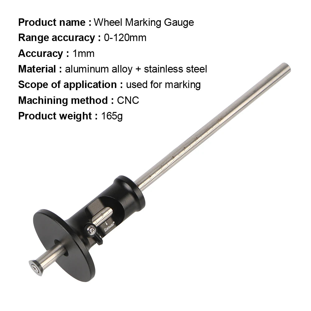 CowLost | blade-scribing-tools-european-style-scriber-new-carpentry-parallel-line-high-precision-woodworking-scriber-wheel-marking-gauge |5