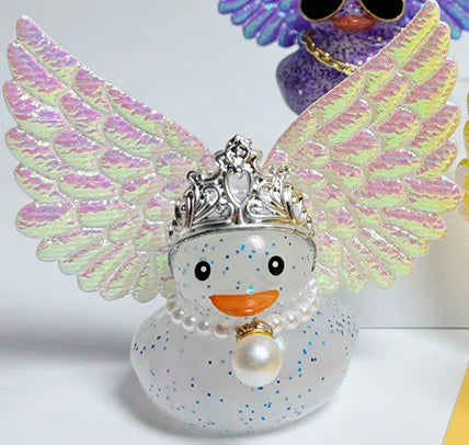 CowLost | product_id-1-set-rubber-duck-car-rearview-mirror-decoration-with-wings |7