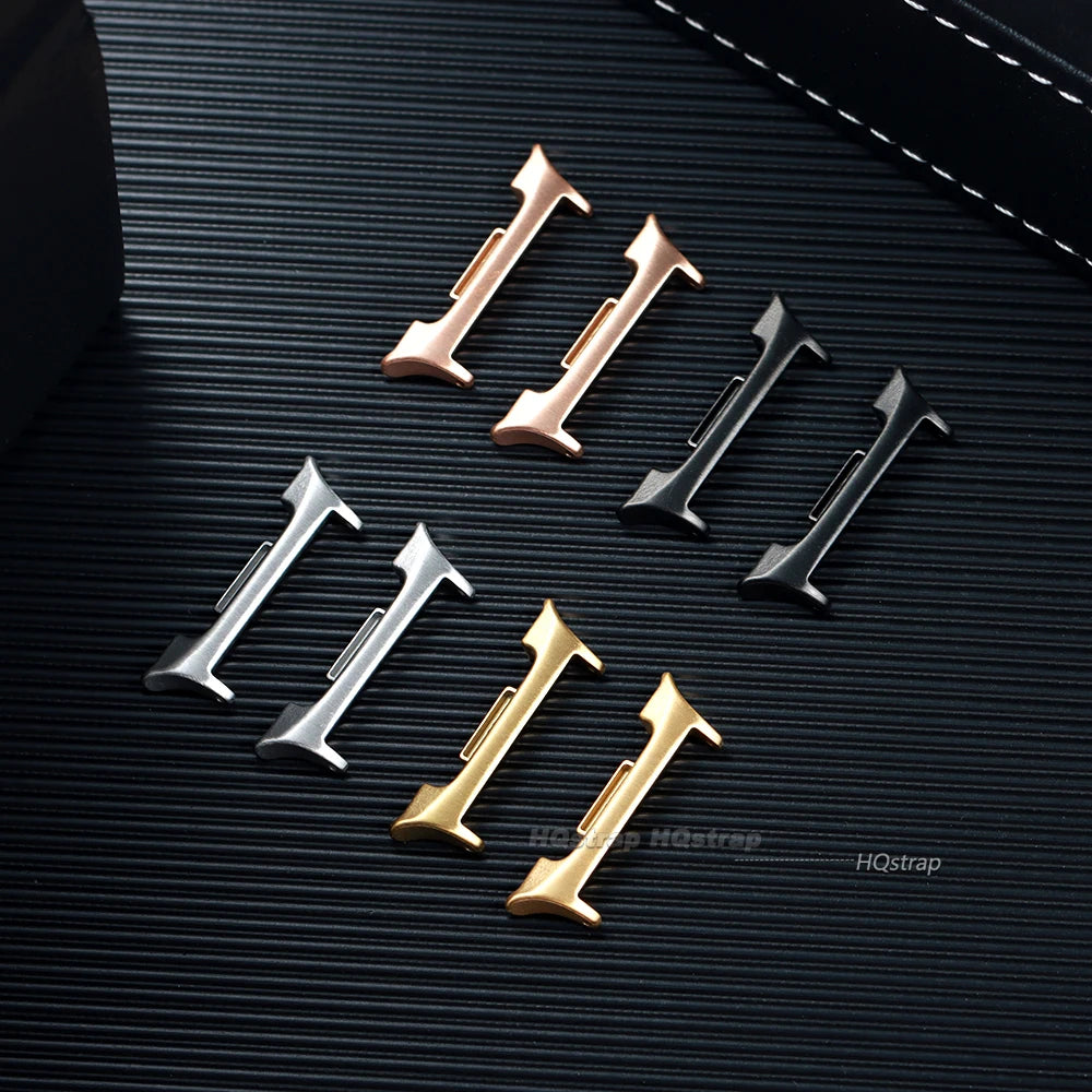 1Pair Stainless Steel Adapter for Samsung Galaxy Watch 8 Classic 20mm 22mm Band Connector