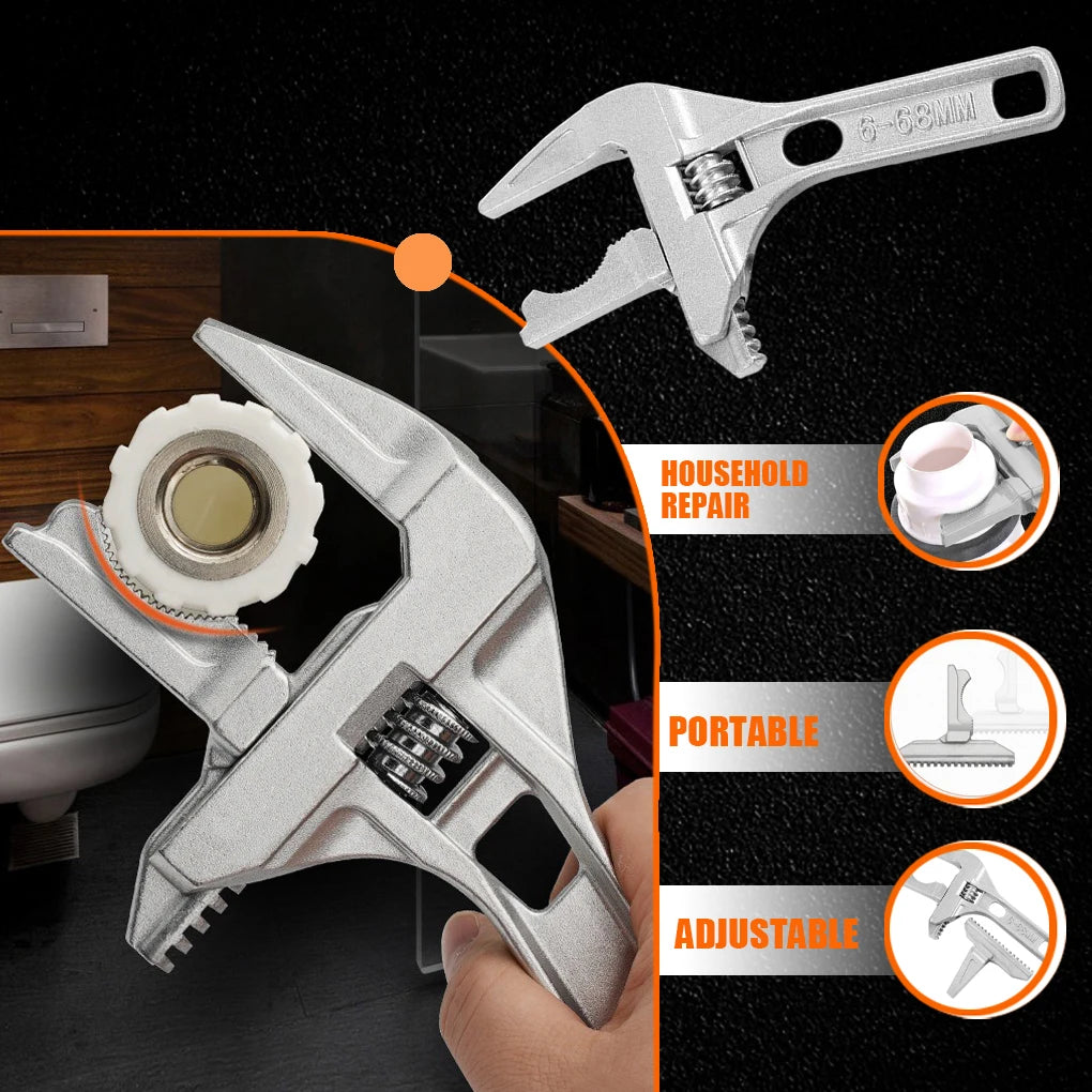 CowLost | product_id-short-handle-adjustable-plumbing-wrench-for-basin-sink-repair |3