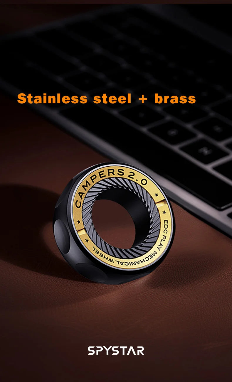 CowLost | product_id-magnetic-adjustable-stainless-steel-ratchet-decompression-edc-ring-toy-gift |6