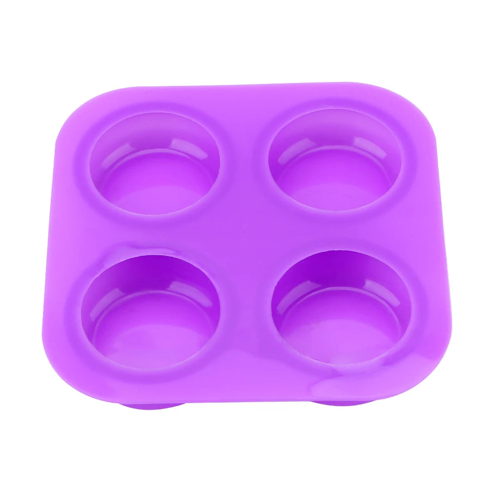 CowLost | product_id-4-cavity-round-silicone-soap-and-cake-mold-tray-easy-demould |5