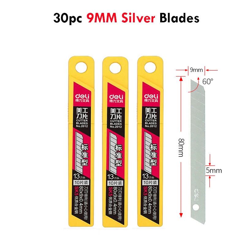 CowLost | product_id-multipurpose-retractable-utility-knife-9-18mm-sk2-thickened-blade-self-locking-box-opener |24