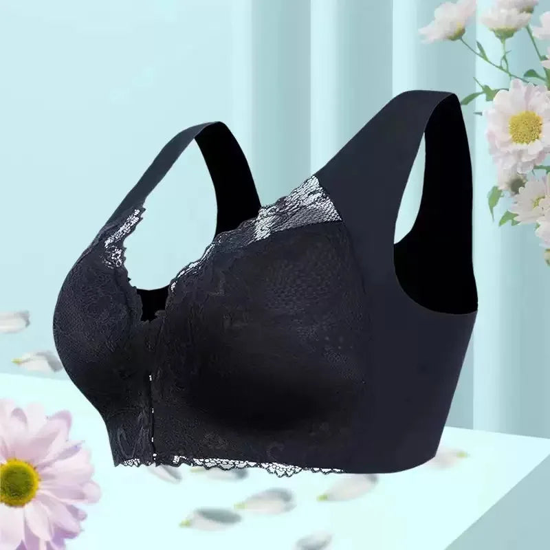 CowLost | product_id-wireless-front-buckle-large-lace-bra-vest-with-beautiful-back-for-women |13