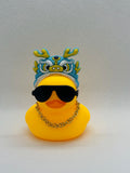 CowLost | product_id-yellow-rubber-duck-car-dashboard-ornament-with-mini-swim-ring-and-sun-hat-necklace |9