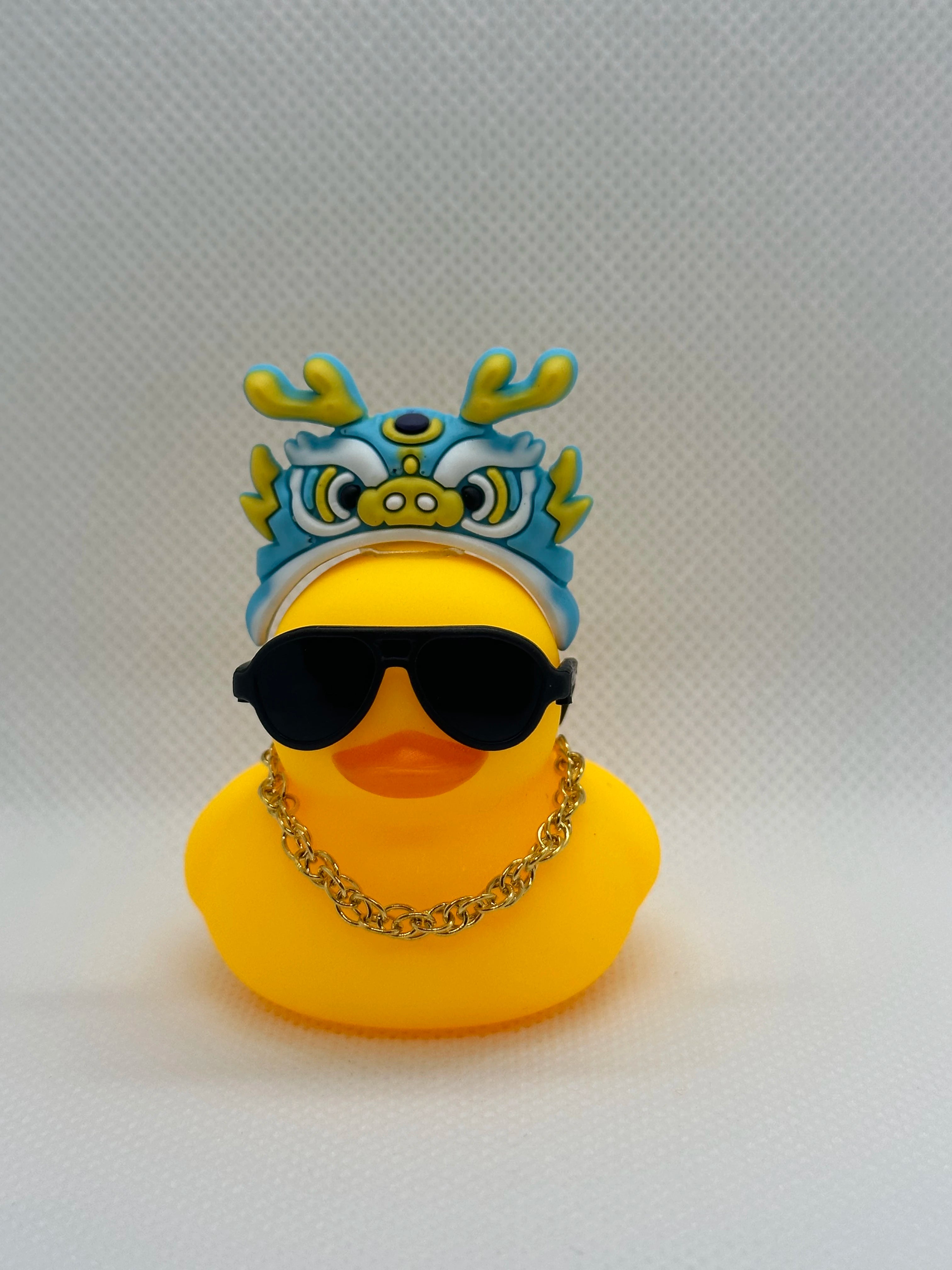 CowLost | product_id-yellow-rubber-duck-car-dashboard-ornament-with-mini-swim-ring-and-sun-hat-necklace |9