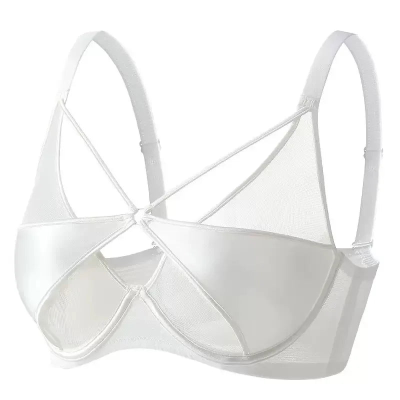 CowLost | product_id-womens-pure-desire-ultra-thin-mesh-push-up-bra-with-soft-wire-and-adjustable-straps |6