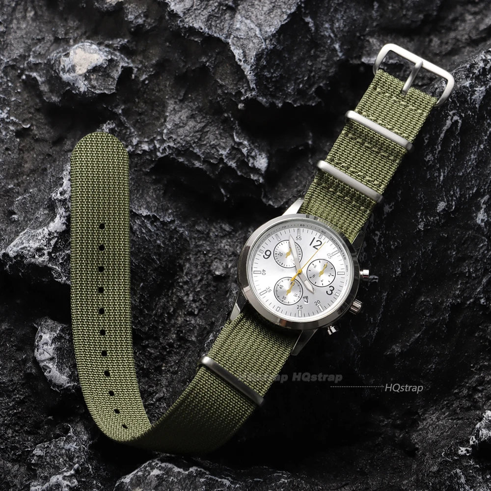 CowLost | quality-nylon-watch-strap-18-19-20-22mm-brown-green-black-band-universal-watchband-women-army-sport-bracelet-replacement-belt |3