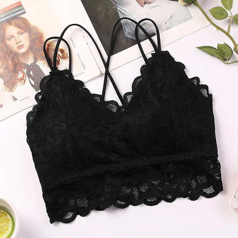 CowLost | product_id-women-s-lace-wireless-push-up-seamless-bra-solid-color |9