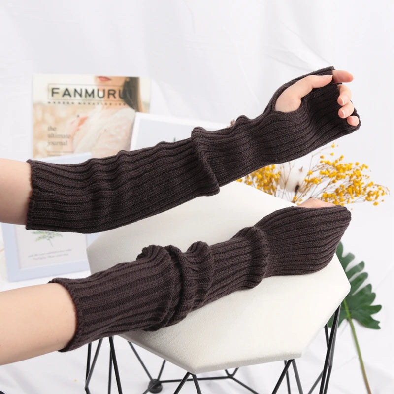 CowLost | activewear-pants-women-long-fingerless-knit-gloves |26