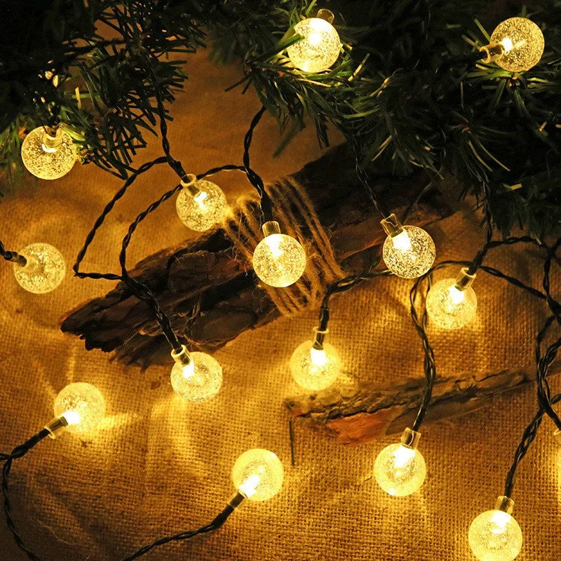 CowLost | product_id-solar-crystal-globe-100-led-solar-string-lights-for-outdoor-garden-party-decor |12