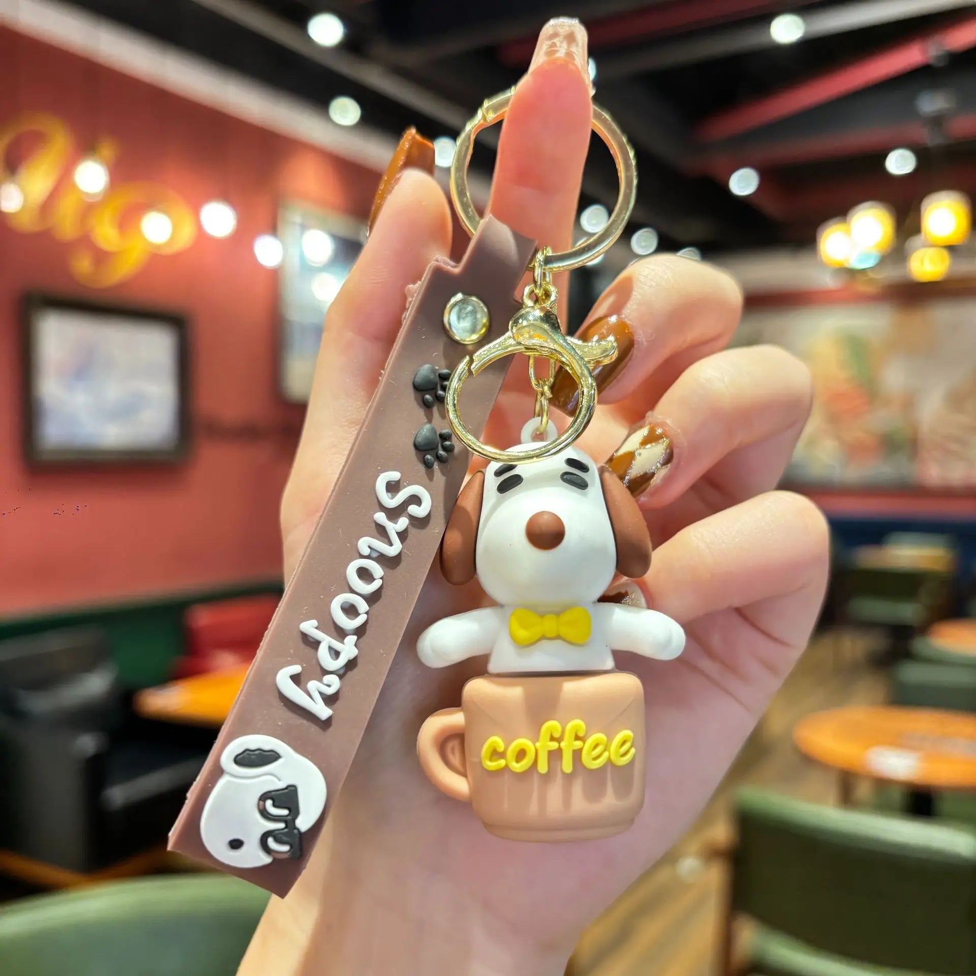 CowLost | product_id-2026-silicone-snoopy-keychain-car-backpack-ornament-birthday-gift |8