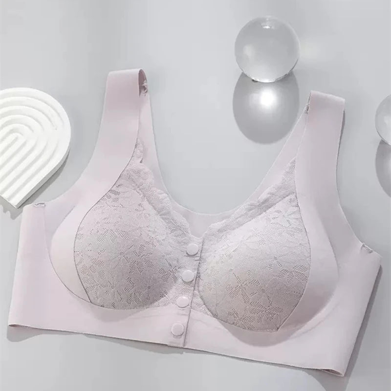 CowLost | product_id-vest-style-front-button-seamless-wire-free-bra-with-adjustable-straps-plus-sizes-for-small-breasts |9