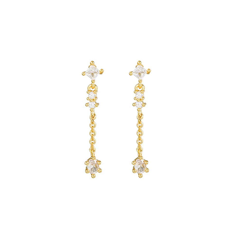 CowLost | stainless-steel-link-chain-gold-color-hanging-earrings-for-women |7