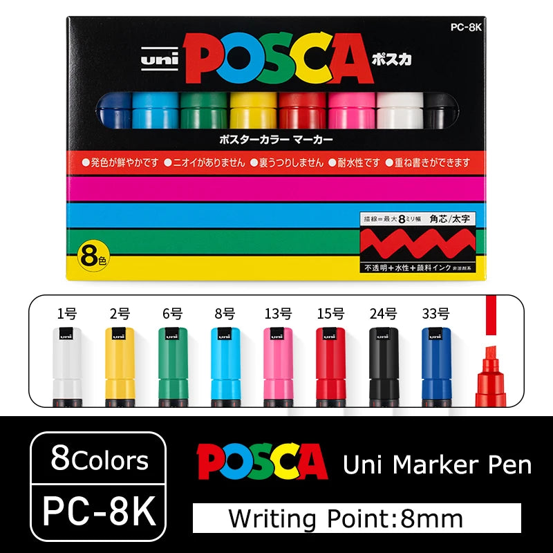 CowLost | product_id-uni-posca-marker-set-pc-1m-3m-5m-8k-17k-non-toxic-permanent-manga-paints-36-colors |52