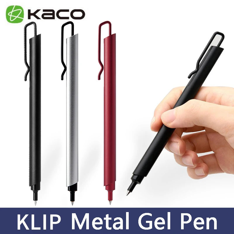CowLost | product_id-kaco-klip-0-5mm-black-gel-pen-with-clip-for-office-and-school-use |1