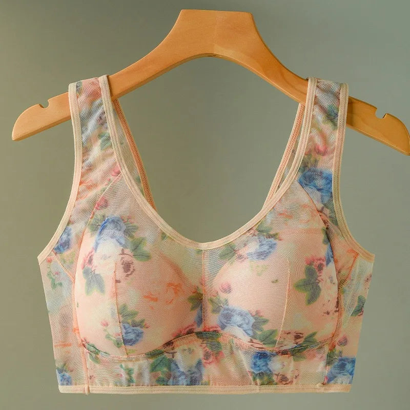 CowLost | product_id-plus-size-seamless-wire-free-bra-with-fixed-3-4-cup-and-gathered-design-for-women |14
