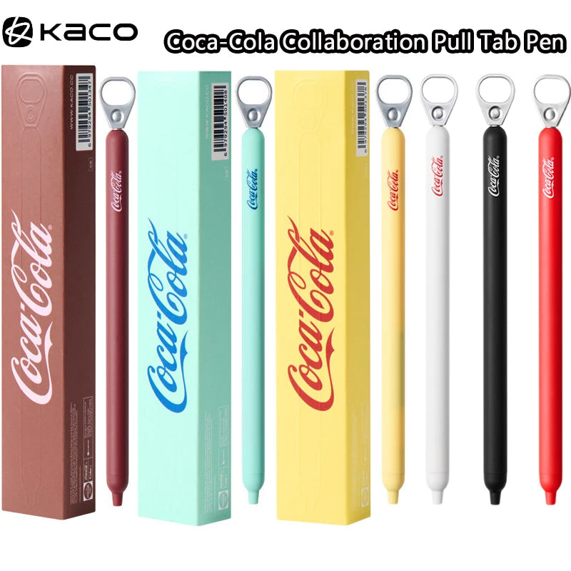 CowLost | product_id-kaco-coca-cola-limited-gel-pen-0-5mm-vintage-tone-barrel-with-creative-ring-pull-design-for-writing-focus |2