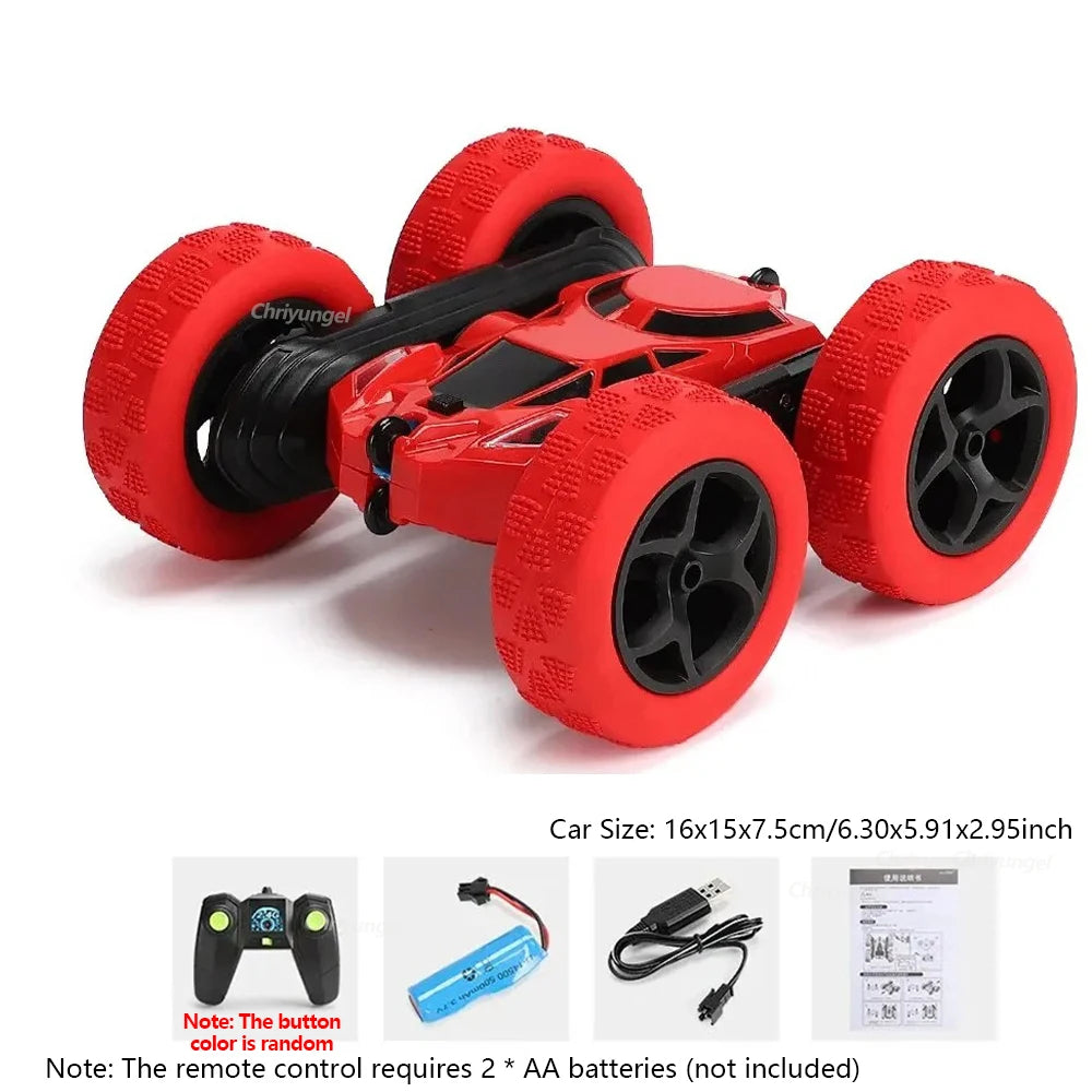 CowLost | rc-stunt-car-children-double-sided-flip-2-4g-remote-control-360-deree-rotation-off-road-drift-rc-car-gifts-for-kids-adults-boys |18