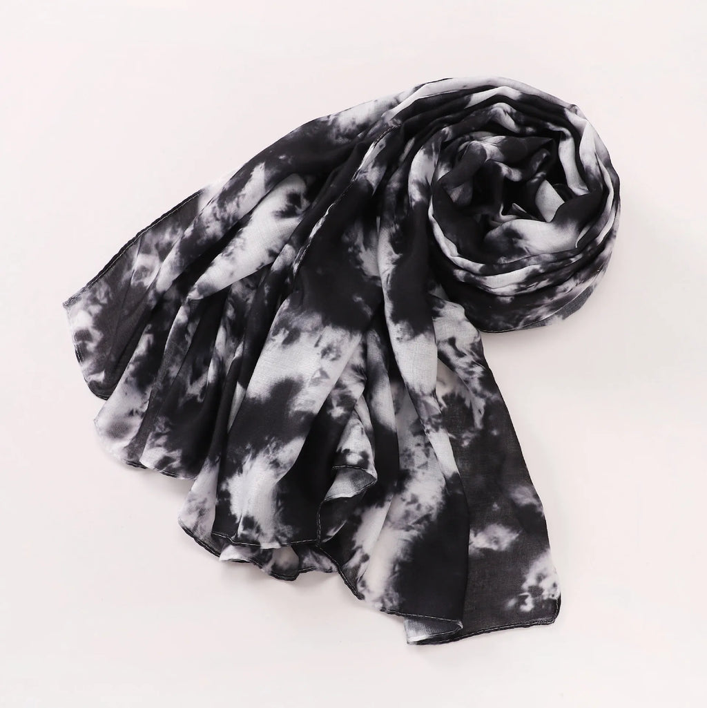 CowLost | watercolor-hijab-print-women-bohemian-soft-muslim-hijab |15