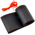 CowLost | 38cm-universal-leather-steering-wheel-cover |16