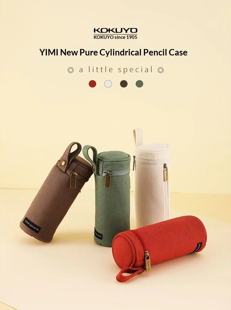 CowLost | product_id-kokuyo-stand-cylinder-pencil-case-1m-pure-series-upright-pen-holder-minimalist-desktop-organizer |7