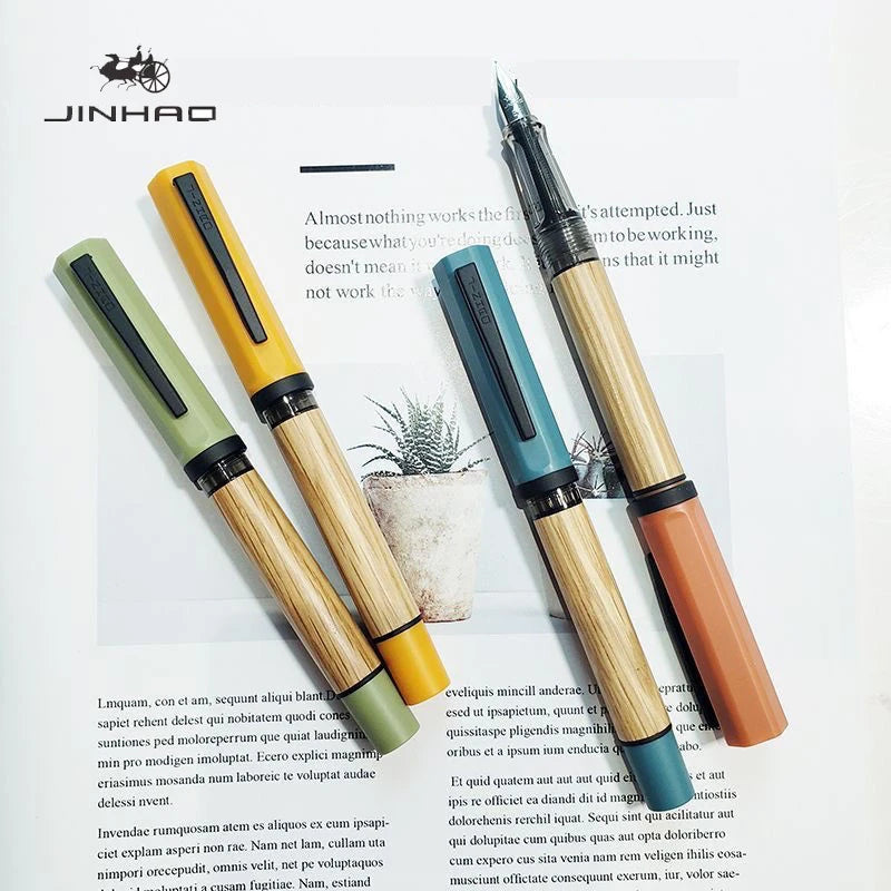 CowLost | product_id-jinhao-wooden-fountain-pen-58-with-replaceable-ink-sac-for-calligraphy |1