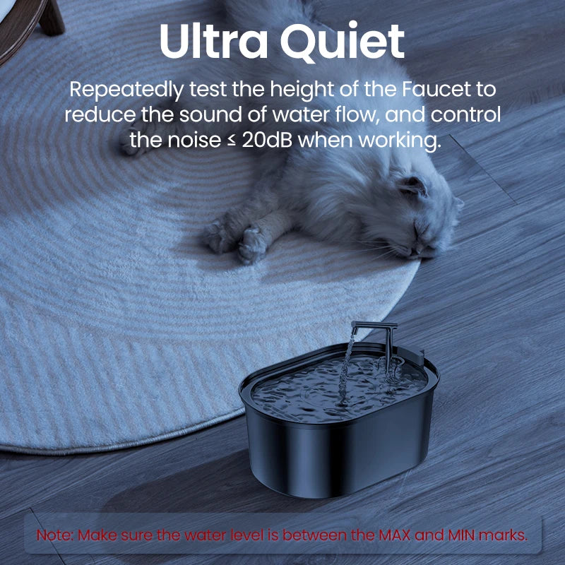 CowLost | cat-food-rojeco-stainless-steel-automatic-cat-water-fountain-with-filter |5