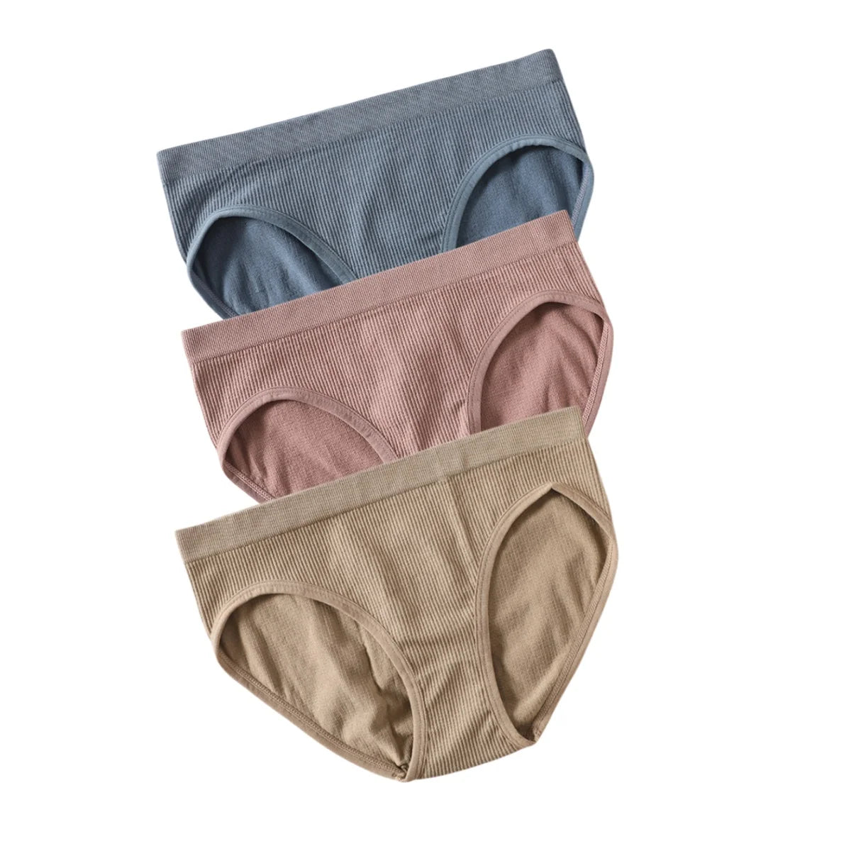 CowLost | product_id-3pcs-womens-seamless-low-rise-full-coverage-briefs |15