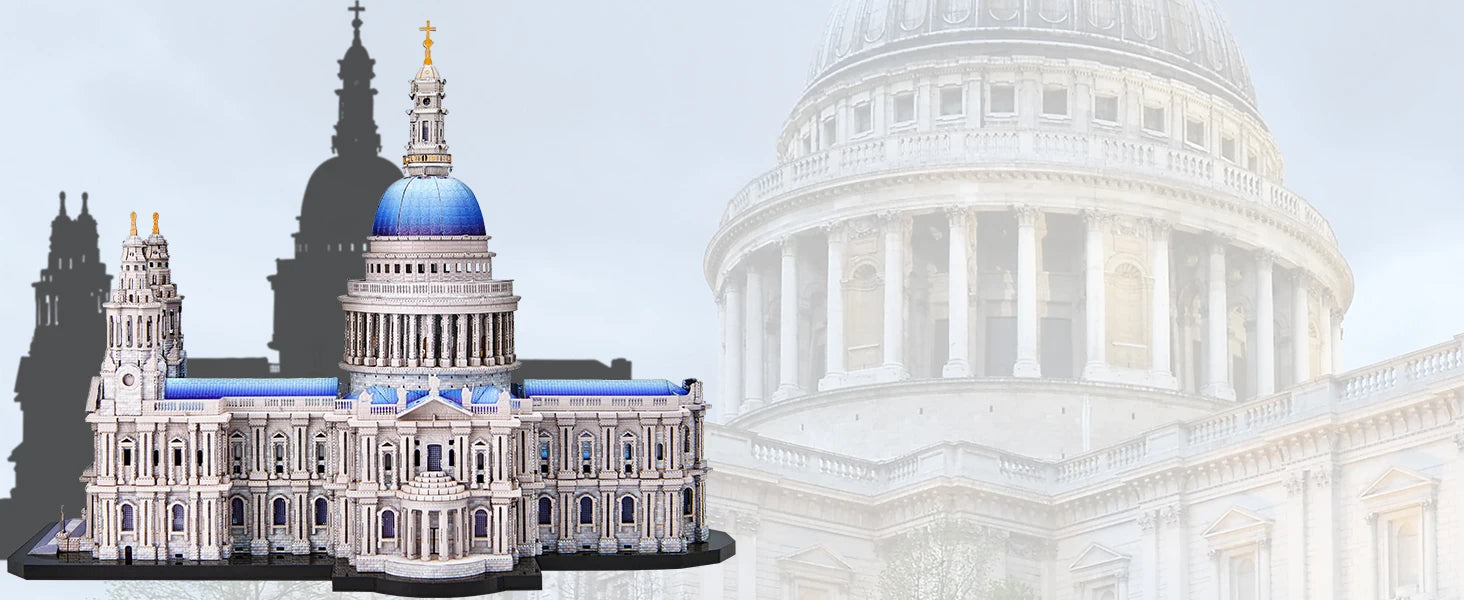 CowLost | fencing-barriers-piececool-3d-metal-model-kit-st-pauls-cathedral-puzzle-diy-craft |9