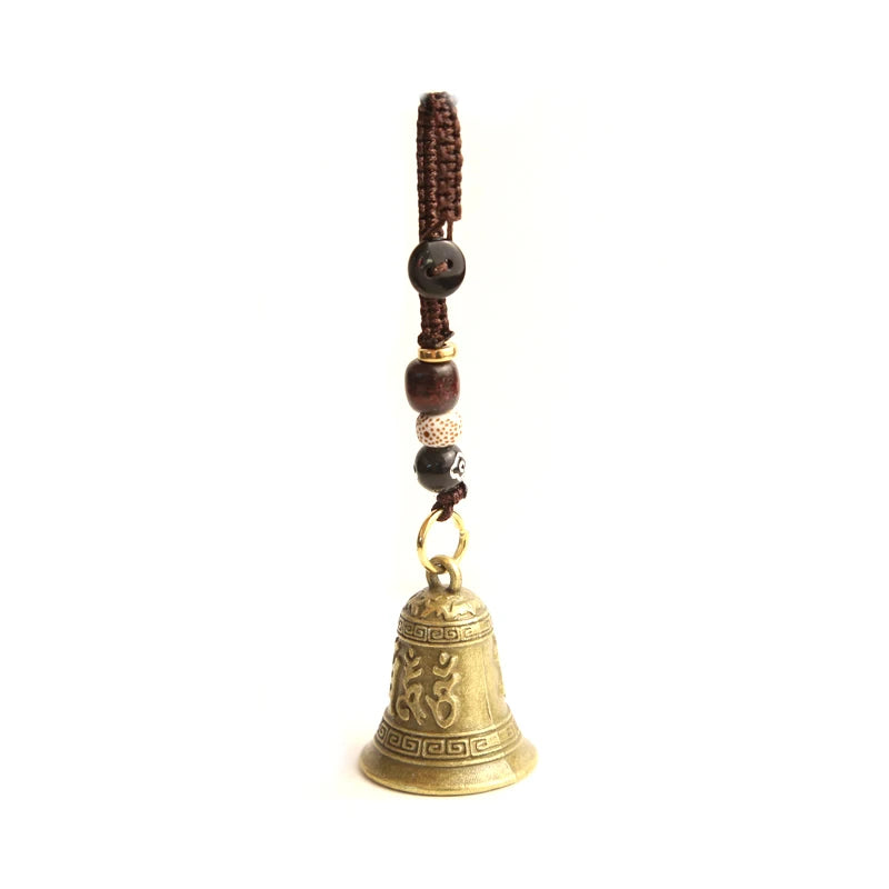CowLost | product_id-vintage-tibetan-buddhist-mantra-bell-keychain-pendant-handcrafted-rope-car-ornament-gift |7